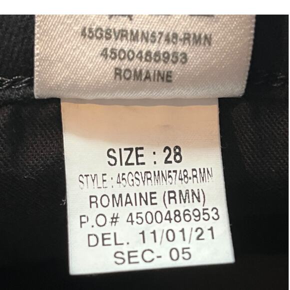 Joe's jeans Romaine high rise skinny ankle black size 28 - Picture 6 of 7